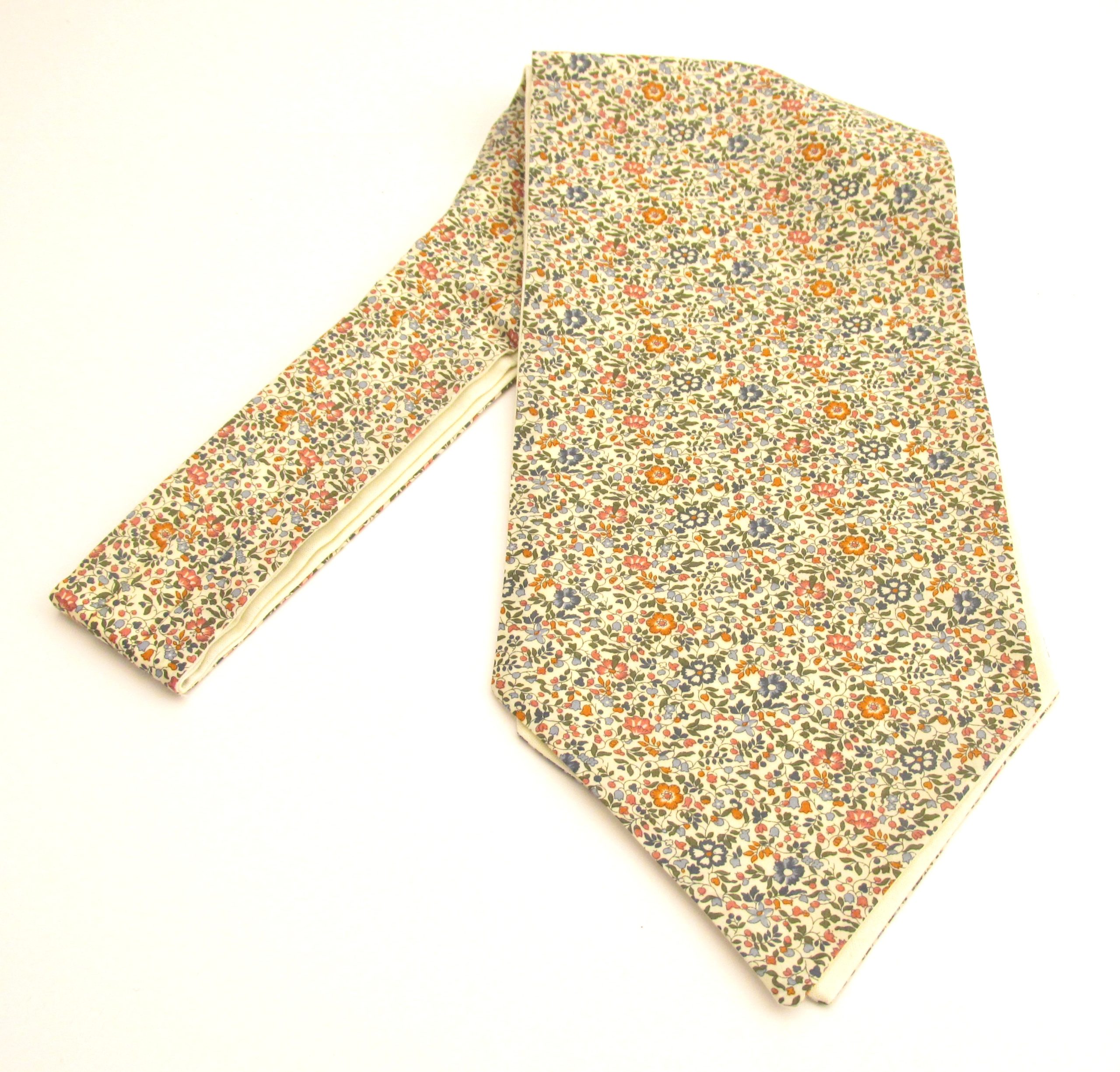 Katie & Millie Tan Cotton Cravat Made With Liberty Fabric – Van Buck ...